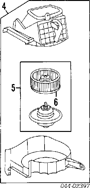 8710326020 Toyota Motor de ventilador de forno (de aquecedor de salão)