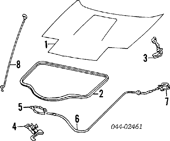 9054115111 Toyota Pára-choque (grade de proteção) da capota