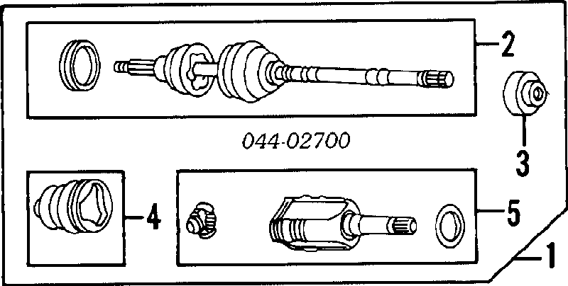 Junta homocinética interna dianteira Toyota 4340312040 preço, a partir de 55,63 USD