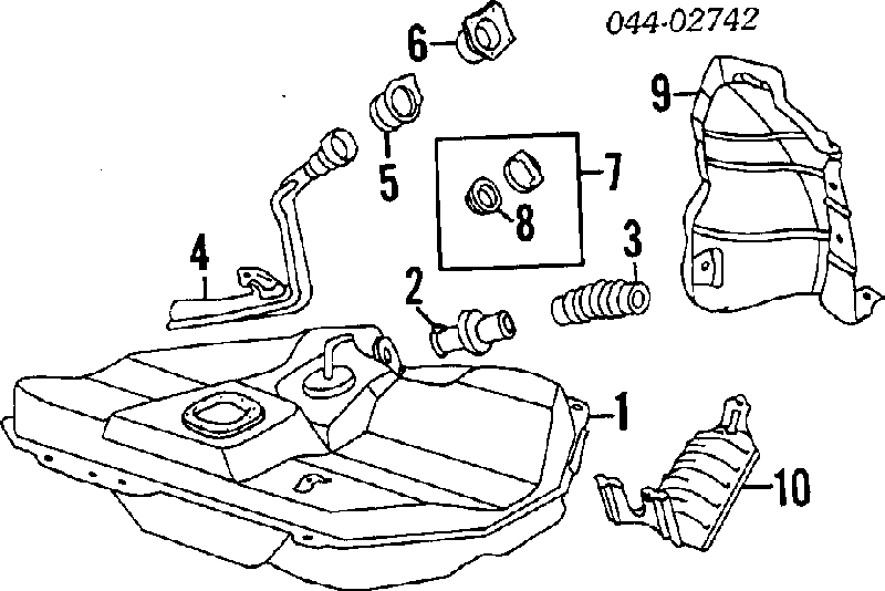 2322111050 Toyota Elemento de turbina da bomba de combustível