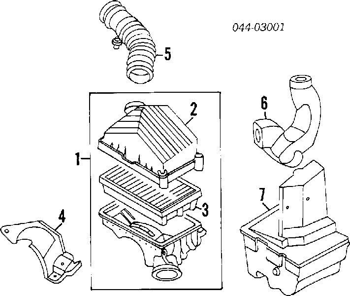 1780116020 Toyota Filtro de ar