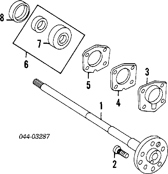 Rolamento da Caixa de Mudança Toyota Land Cruiser 100 J10