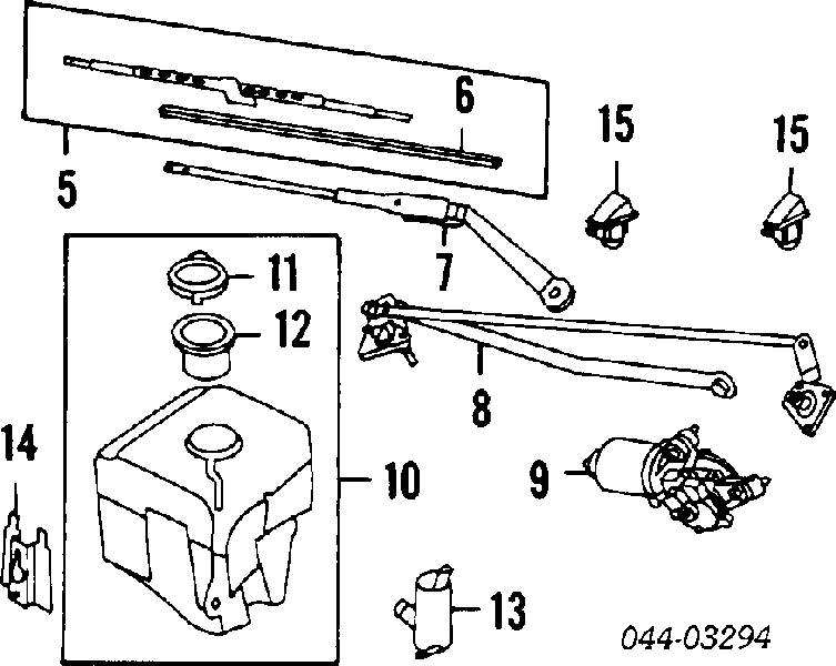 Tampa de tanque de fluido para lavador para Toyota Hilux  N