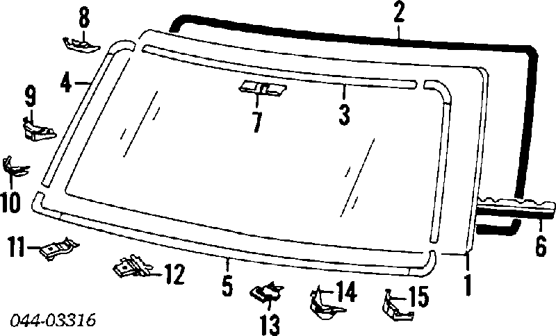 Compactador de pára-brisas para Toyota 4 Runner  N130