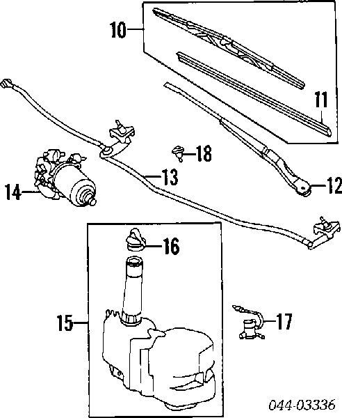 8538112060 Toyota Injetor de fluido para lavador de pára-brisas