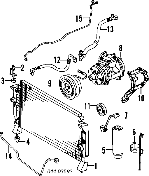 Rolo parasita da correia de transmissão Toyota 8844035040 preço, a partir de 29,36 USD