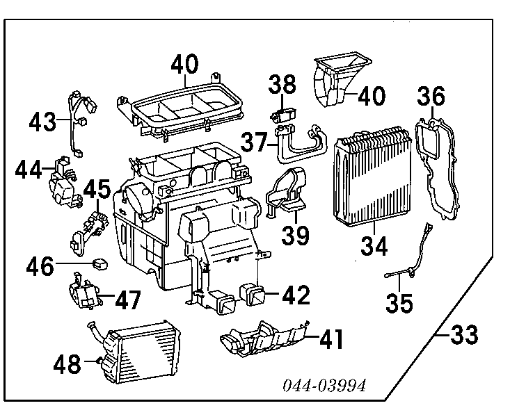 8851520100 Toyota Válvula TRV de aparelho de ar condicionado