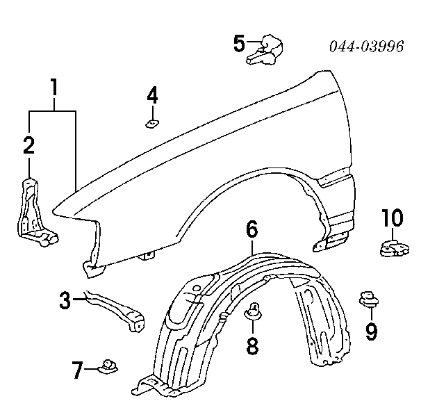 Cápsula (prendedor) de fixação do forro do pára-choque do pára-lama dianteiro Toyota 9018906006 preço, a partir de 1,65 USD