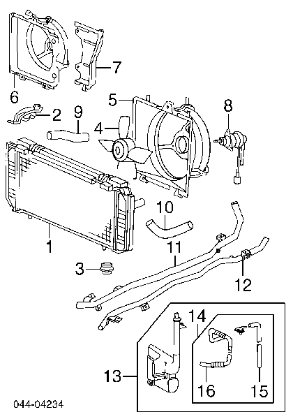 Motor de ventilador do sistema de esfriamento Mitsubishi MR127345 preço, a partir de 68,10 USD