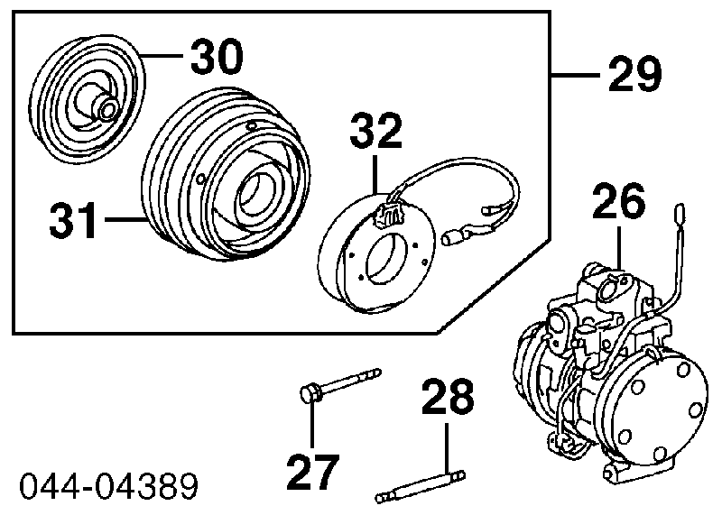 134188R ACR Compressor de aparelho de ar condicionado