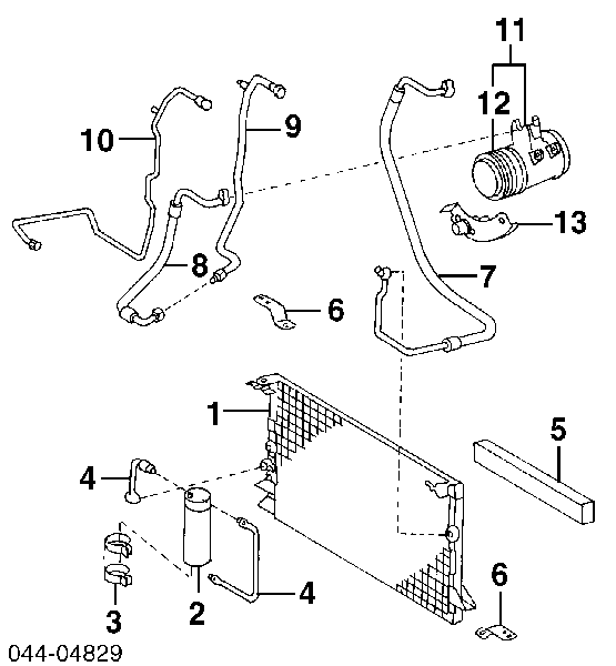 Compressor de aparelho de ar condicionado Toyota 4 Runner preço, a partir de 131,86 USD
