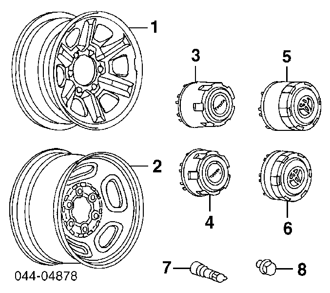 90942A1002 Toyota Porca de roda