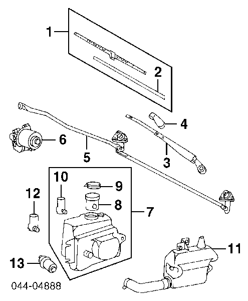 Bomba de motor de fluido para lavador de vidro dianteiro Hyundai/Kia 0K20167483 preço, a partir de 10,38 USD