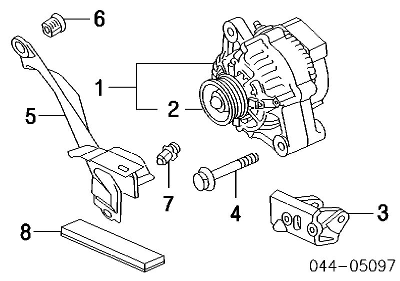 Polia do gerador Suzuki 3117160G10 preço, a partir de 14,15 USD