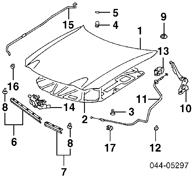 5330120490 Toyota Capota
