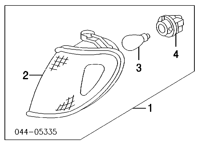8152060350 Toyota Pisca-pisca esquerdo