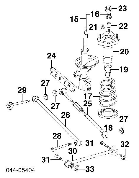 9011912131 Toyota Parafuso de braço oscilante traseiro longitudinal (de inclinação)
