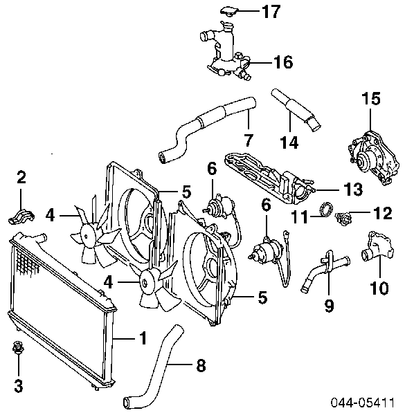 9091603084 Toyota Termostato