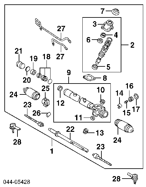 9031126003 Toyota Vedação da cremalheira da direção/do mecanismo (ver dimensões padrão)