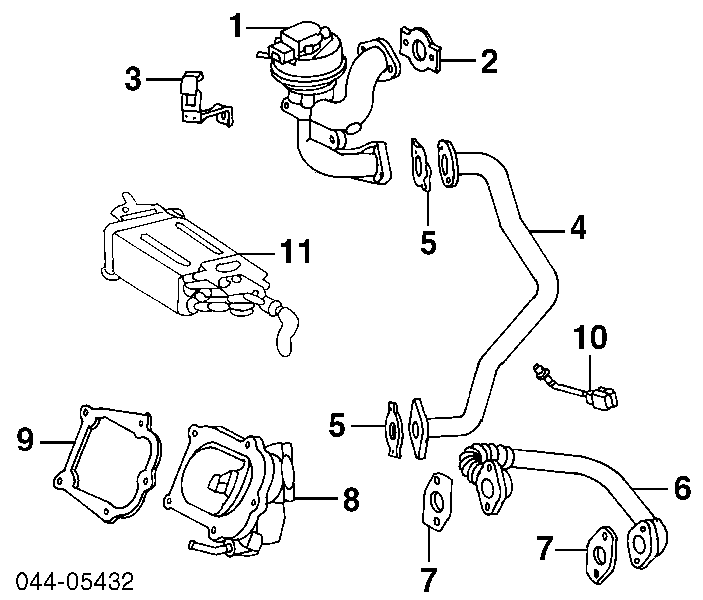2568520010 Toyota Vedante direito de tubo coletor de admissão