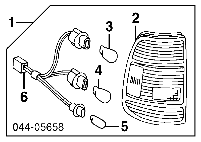 8GA007731232 HELLA Lâmpada