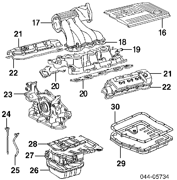 1510020040 Toyota Bomba de óleo