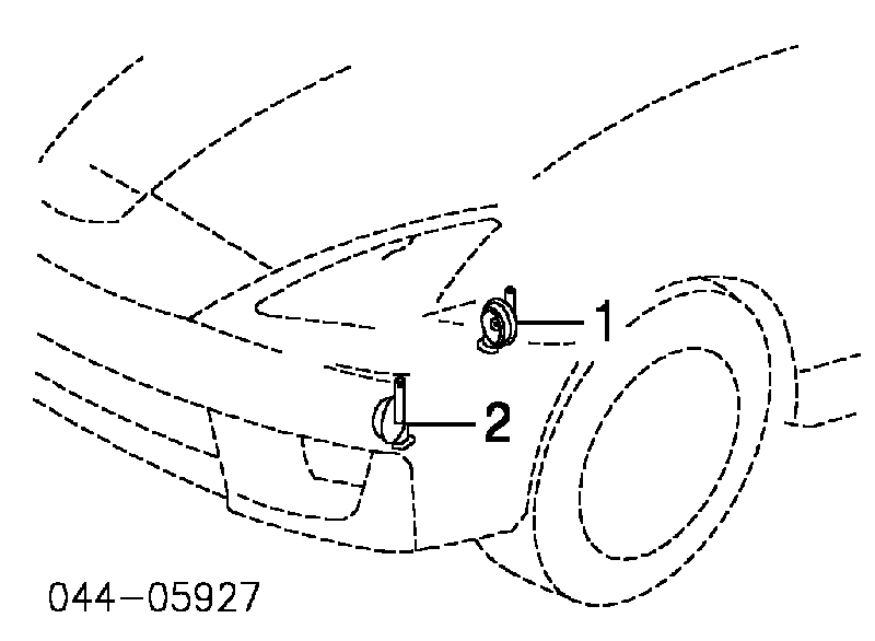 8651020280 Toyota Sinal sonoro (cláxon)