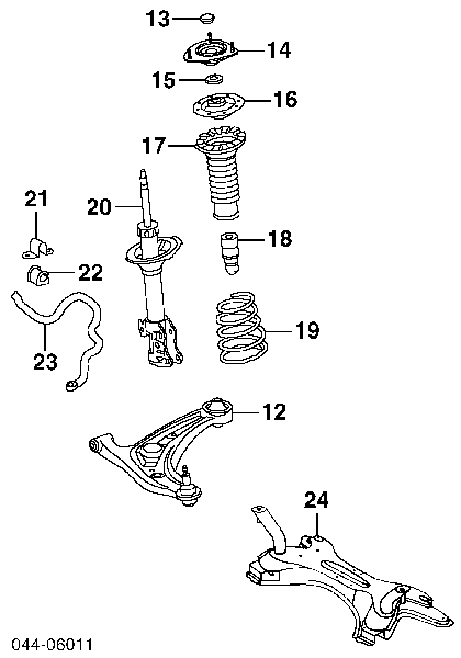 Braço oscilante inferior direito de suspensão dianteira Toyota 4806859035 preço, a partir de 49,11 USD