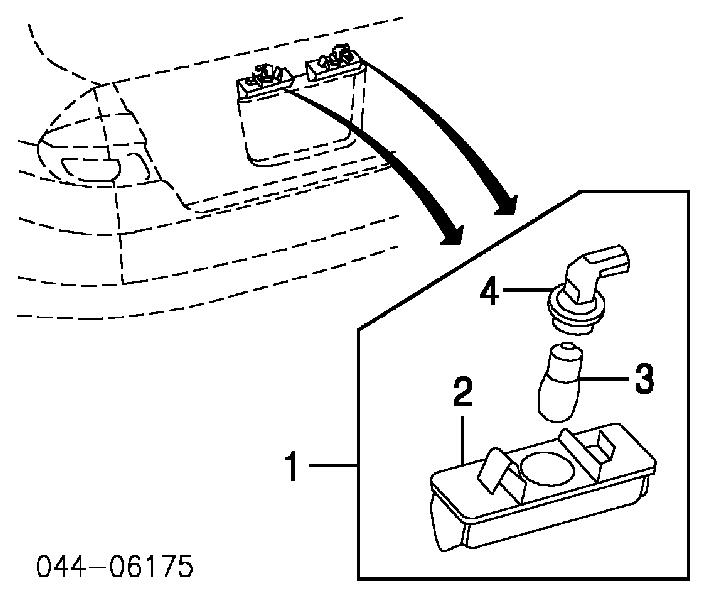 8127030290 Toyota Lanterna da luz de fundo de matrícula traseira