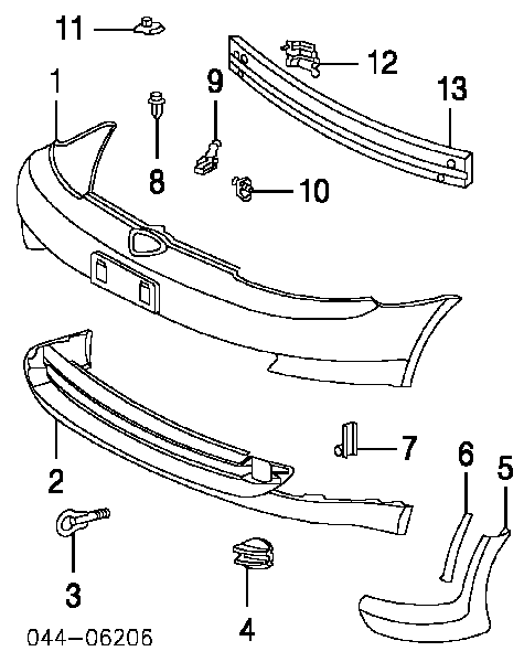 Cápsula (prendedor) de fixação do forro do pára-choque do pára-lama dianteiro Toyota 9046708185 preço, a partir de 1,87 USD