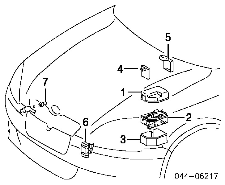 8274152010 Toyota Unidade de dispositivos de segurança