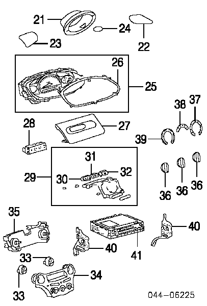 Unidade de controlo dos modos de aquecimento/condicionamento para Toyota Yaris  P10