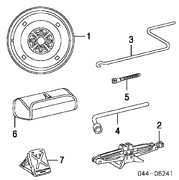 0918400010 Toyota Capa da roda de recambio
