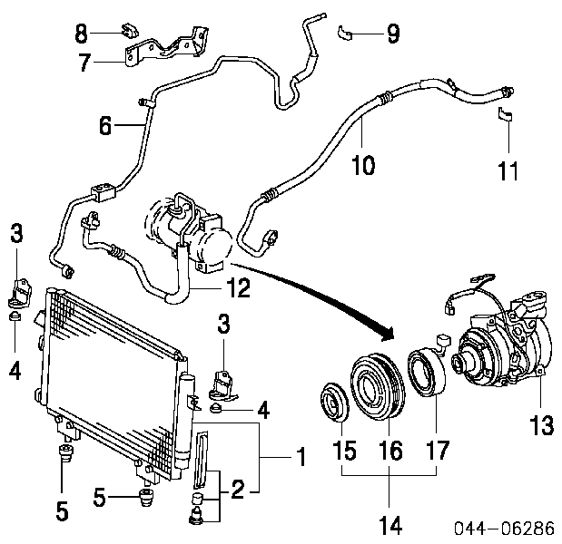 Compressor de aparelho de ar condicionado Toyota 883204208084 preço, a partir de 313,13 USD