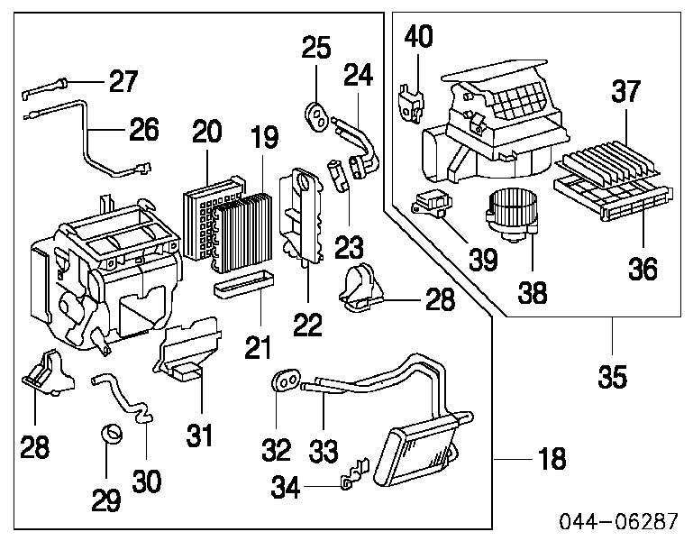 Motor de ventilador de forno (de aquecedor de salão) 34311 NRF