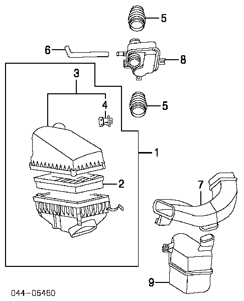 Compre Cano derivado de ventilação de cárter (de separador de óleo) Toyota Camry 4