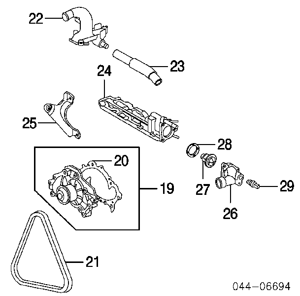 8942841010 Toyota Sensor de temperatura do fluido de esfriamento
