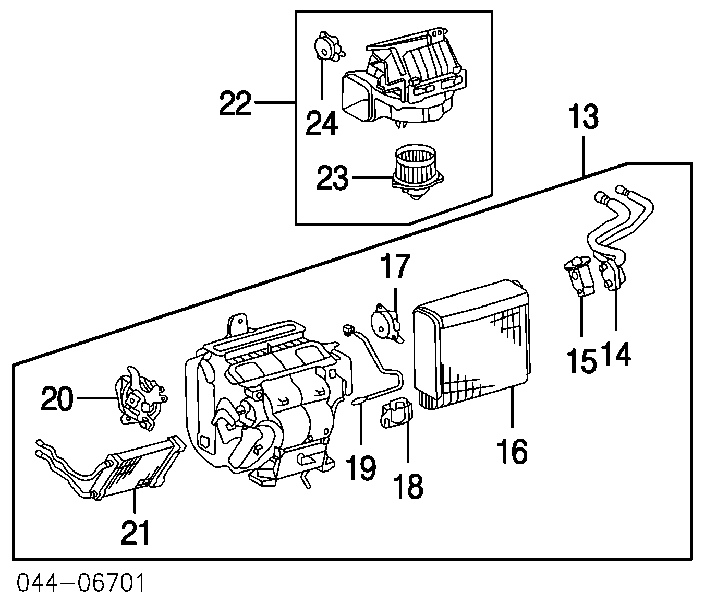 GOJ1018 Japko Coxim (suporte) dianteiro de motor