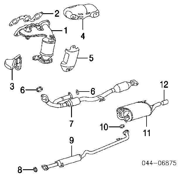 Vedante de tubo de admissão do silenciador Toyota 9008043036 preço, a partir de 2,88 USD