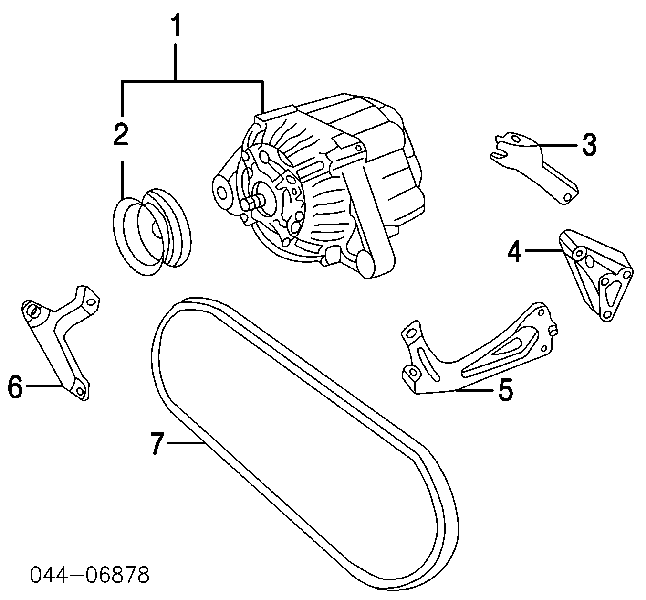 2706020270 Toyota Gerador