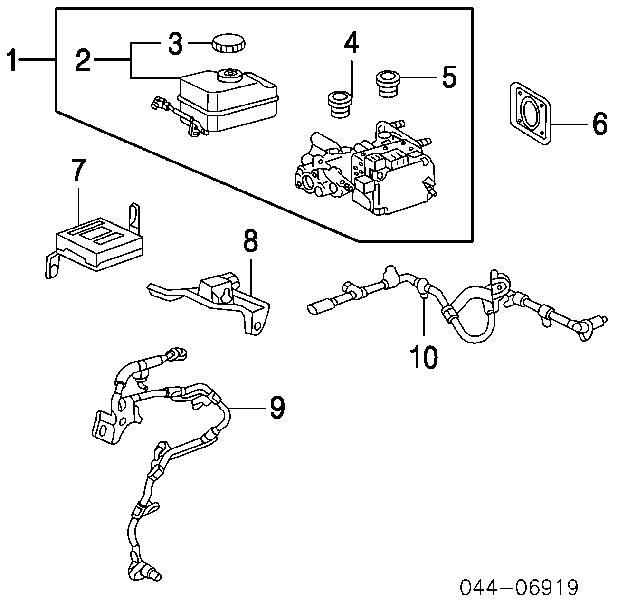Sensor ABS traseiro esquerdo Toyota 8954660030 preço, a partir de 49,69 USD