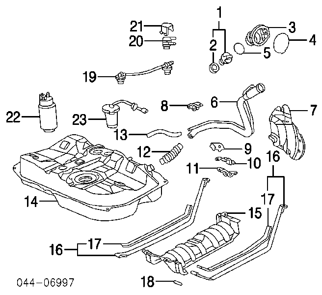 Elemento de turbina da bomba de combustível Toyota 2322128280 preço, a partir de 33,89 USD