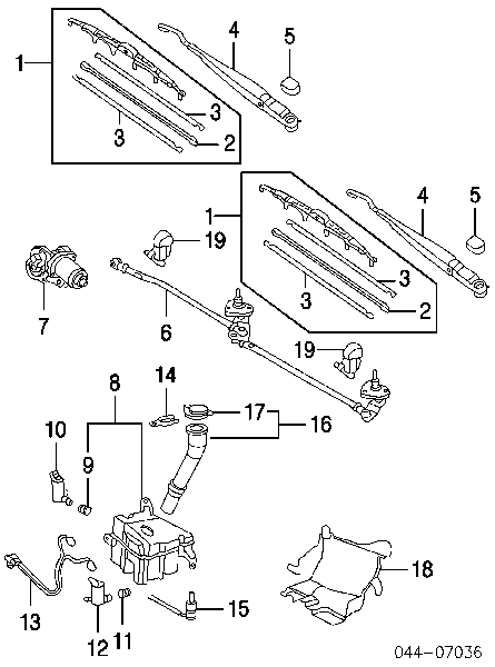Bomba de motor de fluido para lavador de vidro dianteiro Toyota 8533035070 preço, a partir de 90,34 USD