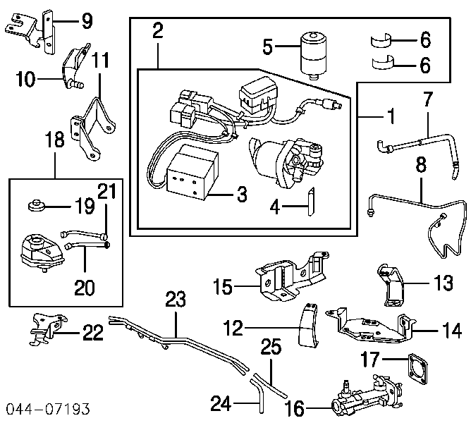Reforçador dos freios a vácuo para Toyota Land Cruiser 90 J9