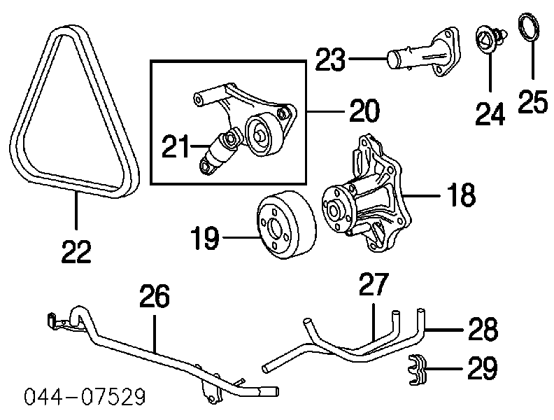 Correia dos conjuntos de transmissão Hyundai/Kia 252123A000 preço, a partir de 19,30 USD