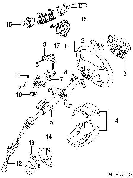 8405260010 Toyota Interruptor de fim de carreira de fecho de ignição