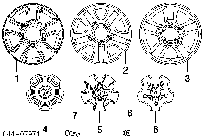 4261160180 Toyota 