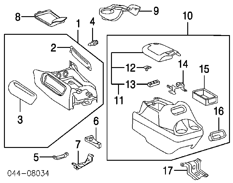 5890832050 Toyota Fecho da caixa para luvas