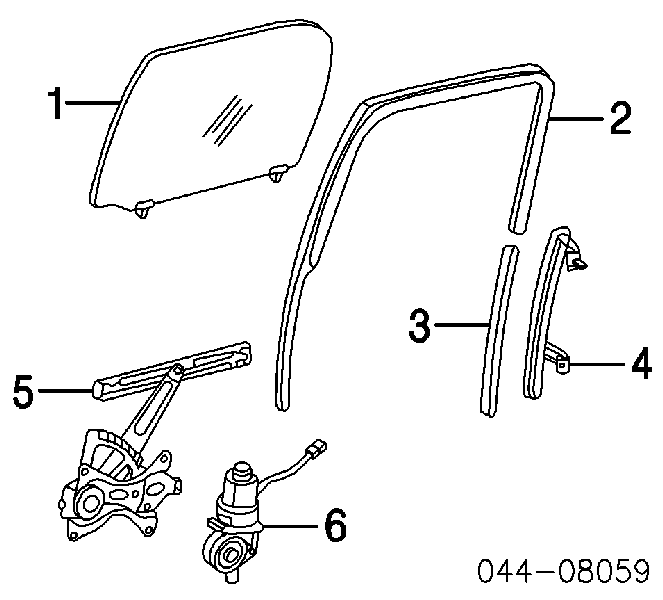 Motor de acionamento de vidro da porta traseira direita Toyota 85720AE010 preço, a partir de 42,56 USD