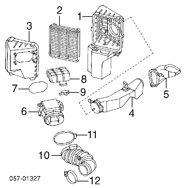 Sensor de fluxo (consumo) de ar, medidor de consumo M.A.F. - (Mass Airflow) Jakoparts J5685003 preço, a partir de 129,71 USD